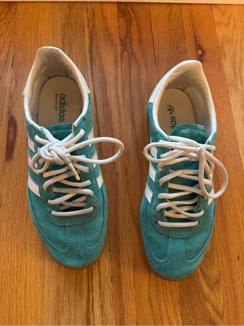 Adidas Sporty and Rich Handball Spezial Green UK 6 US 6.5 Women 8.5 - Picture 9 of 9